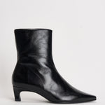 Stivaletti donna in pelle lucida neri S101164 01 ALOHAS 