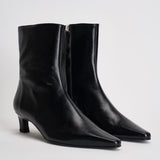 Stivaletti donna in pelle lucida neri S101164 01 ALOHAS 