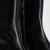 Stivaletti donna in pelle lucida neri S101164 01 ALOHAS 