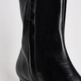 Stivaletti donna in pelle lucida neri S101164 01 ALOHAS 