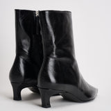 Stivaletti donna in pelle lucida neri S101164 01 ALOHAS 