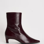 Stivaletti donna in pelle lucida bordeaux. S101164 02 ALOHAS 
