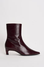 Stivaletti donna in pelle lucida bordeaux. S101164 02 ALOHAS 