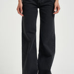 Jeans donna Hugh in denim nero 1134 009 ANINE BING 