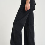 Jeans donna Hugh in denim nero 1134 009 ANINE BING 