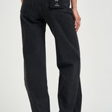Jeans donna Hugh in denim nero 1134 009 ANINE BING 
