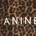 Borsa donna Leo Canvas Tote shopper animalier 11841 MTL59 ANINE BING 