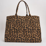 Borsa donna Leo Canvas Tote shopper animalier 11841 MTL59 ANINE BING 