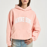 Felpa donna Harvey Sweatshirt in cotone rosa 12315 PKI28 ANINE BING 