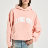 Felpa donna Harvey Sweatshirt in cotone rosa 12315 PKI28 ANINE BING 