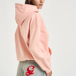 Felpa donna Harvey Sweatshirt in cotone rosa 12315 PKI28 ANINE BING 