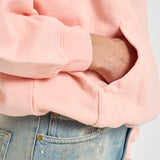 Felpa donna Harvey Sweatshirt in cotone rosa 12315 PKI28 ANINE BING 