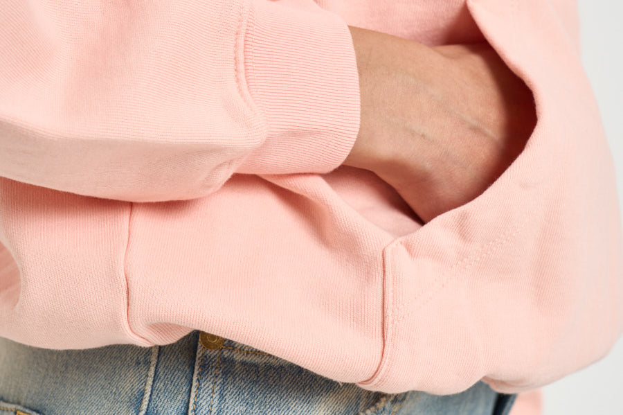 Felpa donna Harvey Sweatshirt in cotone rosa 12315 PKI28 ANINE BING 
