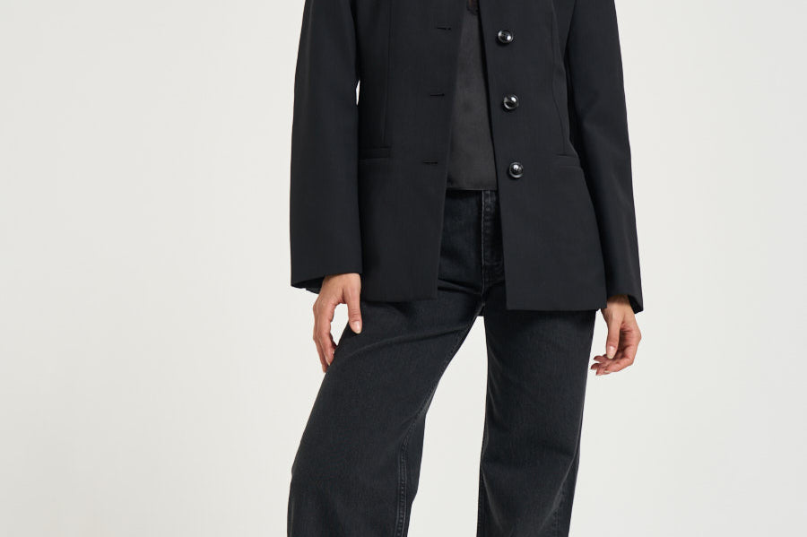 Blazer donna huda alla coreana nero 12343 BLK26 ANINE BING 
