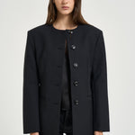 Blazer donna huda alla coreana nero 12343 BLK26 ANINE BING 