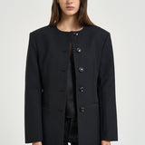 Blazer donna huda alla coreana nero 12343 BLK26 ANINE BING 