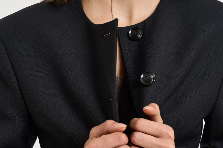 Blazer donna huda alla coreana nero 12343 BLK26 ANINE BING 