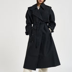 Trench donna Pascale lungo nero 12442 BLK26 ANINE BING 