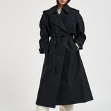 Trench donna Pascale lungo nero 12442 BLK26 ANINE BING 