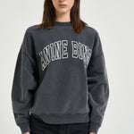 Felpa donna Miles Sweatshirt over grigio antracite 12490 WBL1 ANINE BING 