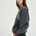Felpa donna Miles Sweatshirt over grigio antracite 12490 WBL1 ANINE BING 