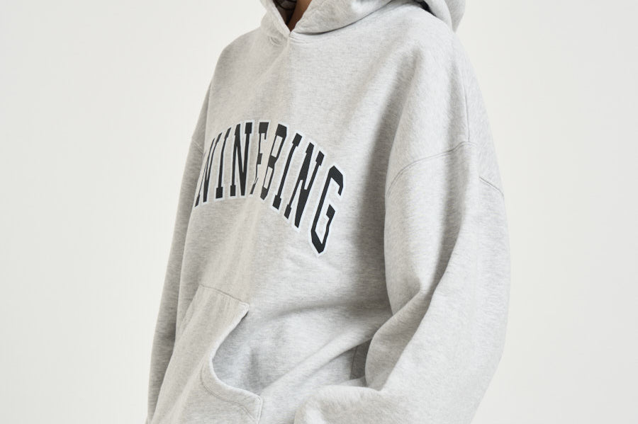 Felpa donna con cappuccio grigio mèlange 12493 GRM1 ANINE BING 