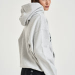 Felpa donna con cappuccio grigio mèlange 12493 GRM1 ANINE BING 
