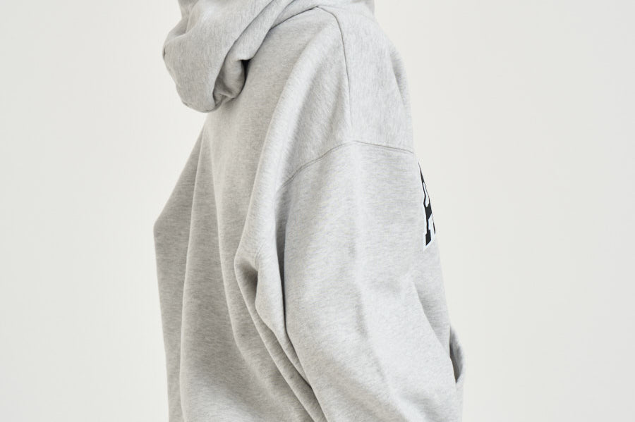 Felpa donna con cappuccio grigio mèlange 12493 GRM1 ANINE BING 