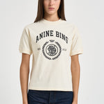 T-shirt donna Jaylin Tee girocollo panna 12505 WKHA3 ANINE BING 