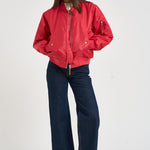 Bomber donna Leon rosso corallo 12567 RED29 ANINE BING 