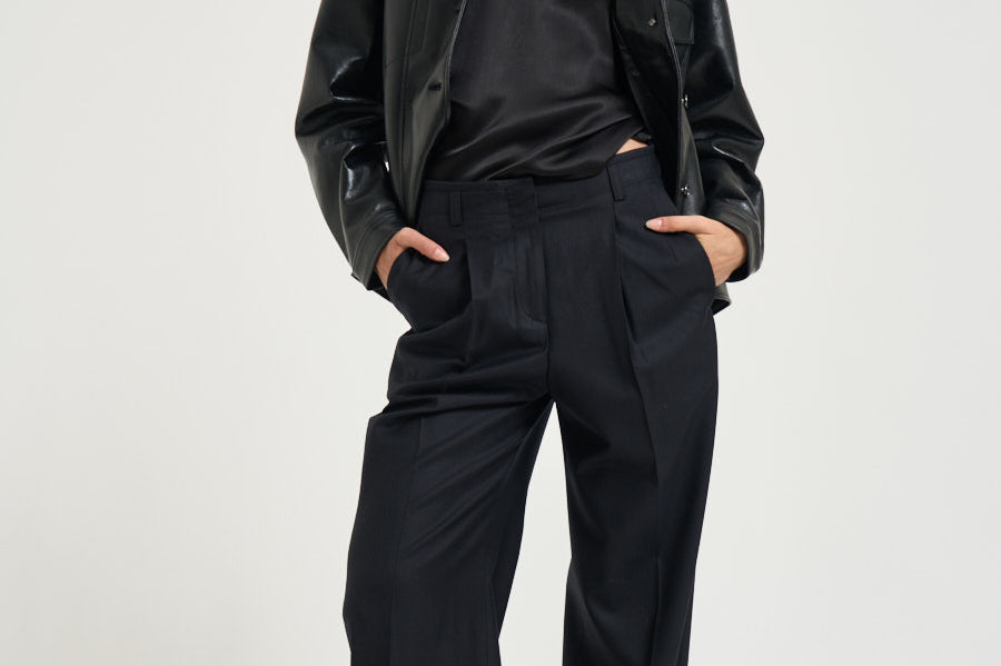 Giacca donna rory in pelle nera 12573 BLK81 ANINE BING 