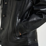 Giacca donna rory in pelle nera 12573 BLK81 ANINE BING 