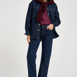 Camicia donna in denim blu scuro 12588 WHD100 ANINE BING 