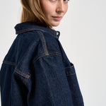 Camicia donna in denim blu scuro 12588 WHD100 ANINE BING 