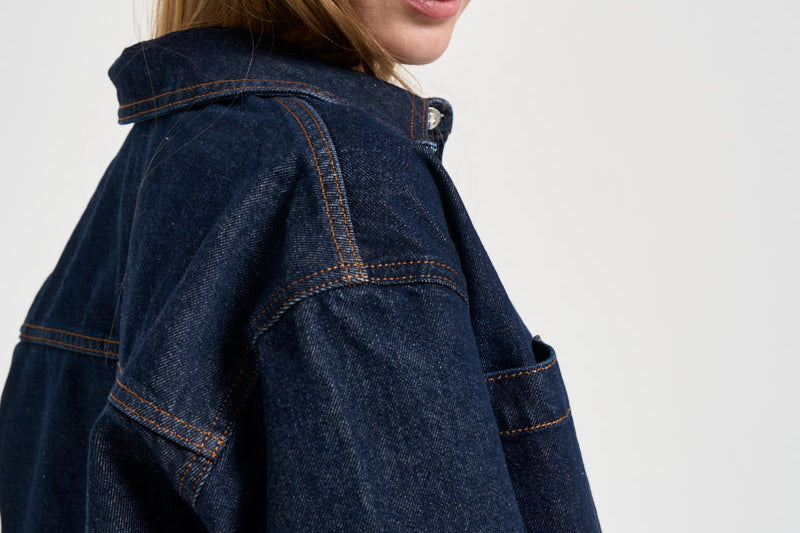 Camicia donna in denim blu scuro 12588 WHD100 ANINE BING 