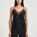 Top donna Mael satinato nero 12602 BLK26 ANINE BING 