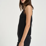 Top donna Mael satinato nero 12602 BLK26 ANINE BING 