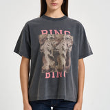 T-shirt donna Cade Tee Tiger Bing grigia 12648 WBL1 ANINE BING 