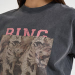 T-shirt donna Cade Tee Tiger Bing grigia 12648 WBL1 ANINE BING 