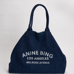 Borsa donna in tela blu 12677 WHD93 ANINE BING 