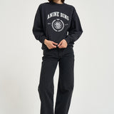 Felpa donna miles Sweatshirt grigio scuro 12679 VTG3 ANINE BING 