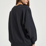 Felpa donna miles Sweatshirt grigio scuro 12679 VTG3 ANINE BING 