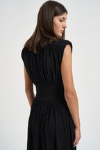 Abito donna midi Fran Dress nero 12685 BLK26 ANINE BING 