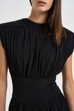 Abito donna midi Fran Dress nero 12685 BLK26 ANINE BING 