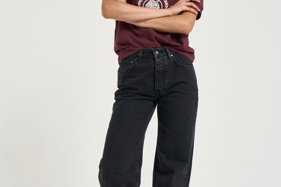 T-shirt donna Jaylin Tee Collegiate bordeaux 12695 BGN28 ANINE BING 