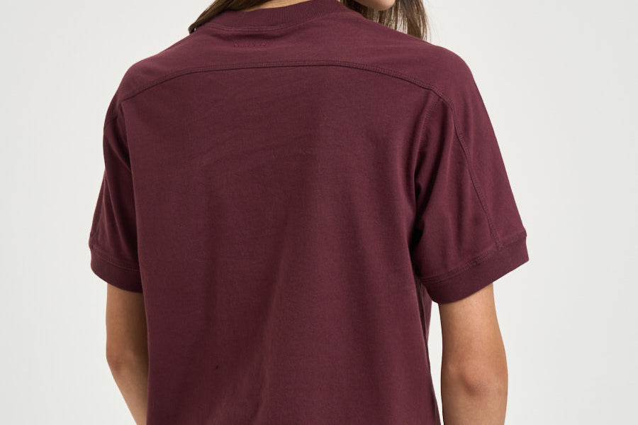 T-shirt donna Jaylin Tee Collegiate bordeaux 12695 BGN28 ANINE BING 