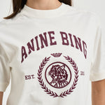 T-shirt donna Jaylin Tee Collegiate bianca 12695 WKHA3 ANINE BING 