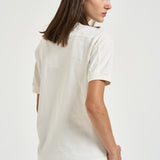 T-shirt donna Jaylin Tee Collegiate bianca 12695 WKHA3 ANINE BING 