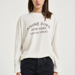 T-shirt donna Ivan Long Sleeve bianca 12755 IVY1 ANINE BING 