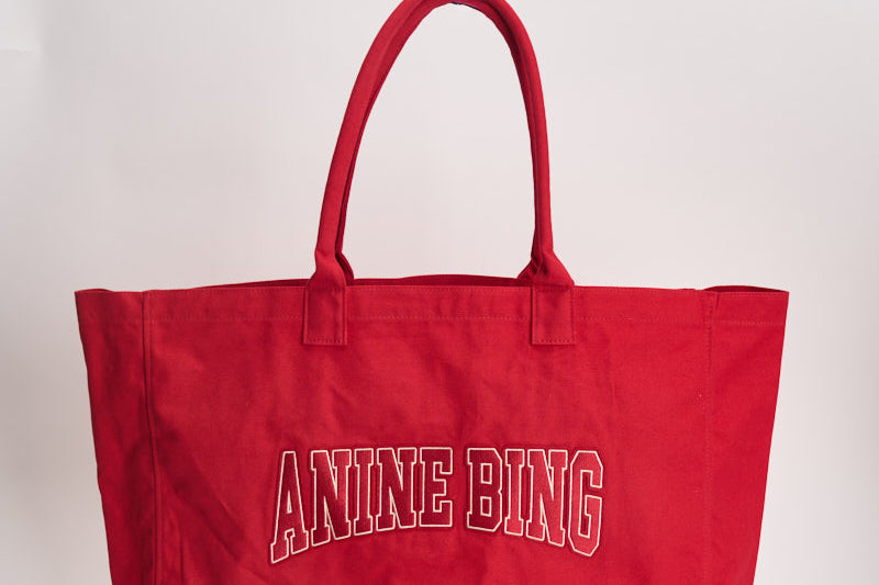 Borsa donna Leo Canvas Tote rossa 12765 RED29 ANINE BING 